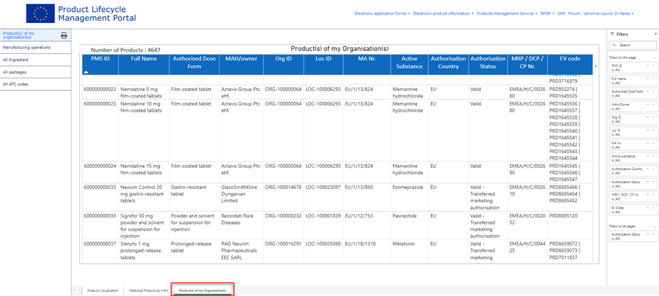 PMS Product UI Navigation Guidance · PLM